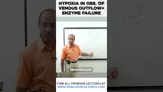 Hypoxia in Obs of venous outflow + Enzyme failure #drnajeeb #drnajeeblectures #shortvideo