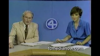 WCCO-TV 6pm Report live from the State Fair August 22, 1985 Dave Moore, Debbie Ely
