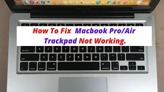 how to fix macbook trackpad not working