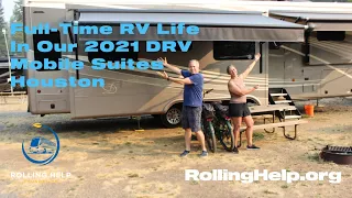 Come Inside Our 2021 DRV Mobile Suites Houston - #Full-Time RV Life #DRV Mobile Suites #RV Life