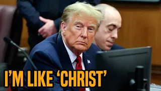 Trump compares himself to Jesus in sick post WHILE IN COURT