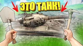 ВСЕ ЭТО ВРЕМЯ ОН БЫЛ ПОД ЗЕМЛЕЙ? НАШЕЛ РЕДКИЙ ТАНК И ПОЧИНИЛ В TANK MECHANIC SIMULATOR