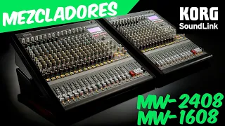 KORG – Mesas de mezcla híbridas SoundLink MW-2408 y MW-1608: las NUEVAS MESAS HÍBRIDAS de KORG!