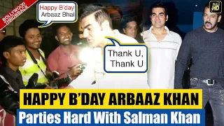 Young Arbaaz Khan Parties HARD With Salman Khan, Sonakshi & Iulia Vantur On His B'Day