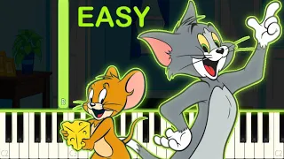 TOM & JERRY - EASY Piano Tutorial