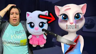 *TALKING ANGELA* LA GATA QUE VIENE DEL *INFIERNO* ME MANDO UN PAQUETE😱 MUY TERRORIFICO