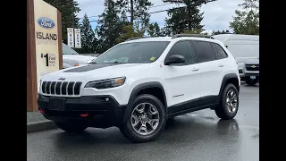 2019 Jeep Cherokee Trailhawk + NAV, Trailer Tow Hitch, 4X4 Review | Island Ford