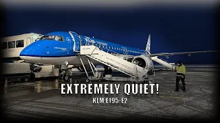 IT'S SO QUIET! | KLM E195-E2 Economy Comfort | Amsterdam - Katowice