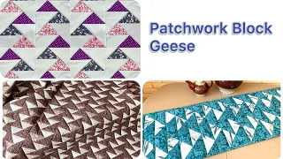 Easy Quilting Block Geese For Beginners Patchwork Quilt Pattern Patchwork Design