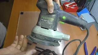 ТЫ ЖЕ РЕМОНТЕР! Не работает шлифовальная машинка Festool ETS 150/3 EQ