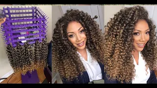 #535.CROCHET LOOKING JUST LIKE A FRONTAL ; CHERIS HAIR, DEEP TWIST