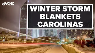 Winter Storm Update: Snow, sleet & ice hit the Carolinas