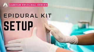 The Epidural Kit Setup | #anesthesiology #anesthesia #epidural
