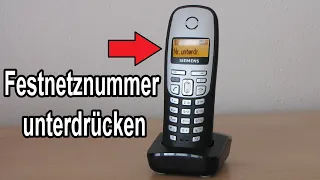 Festnetz Telefon Rufnummer unterdrücken Anleitung – Festnetztelefon Telefonnummer Unterdrückung