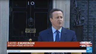 Brexit: UK prime minister David Cameron addresses British voters on leaving the EU