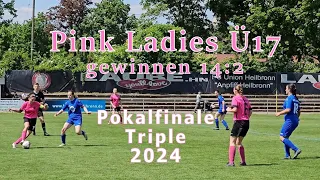 Pink Ladies U17 SGM TSV Neuenstein/Öhringen/Kupferzell siegt im Pokalfinale und holt sich das Triple