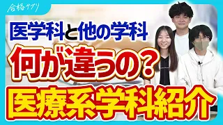 【1本で完結】医療系学部の学科すべて紹介します。医学部/看護学部/薬学部