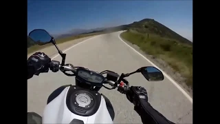 Motorcycle running late to funeral