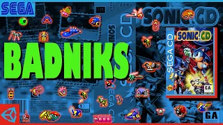 Meeting the Badniks from Sonic CD (Sega CD)