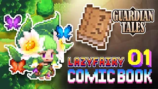 Guardian Tales Lazy Fairy quest Comic Book 1 Guide - World 2 Teatan Kingdom Marianne Lab  2-2