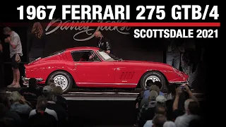 SOLD! 1967 Ferrari 275 GTB/4 - BARRETT-JACKSON 2021 SCOTTSDALE AUCTION