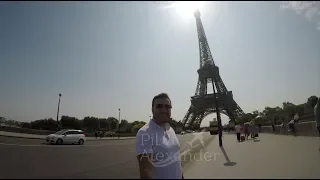Pilot Alexander Walking Around Paris, France