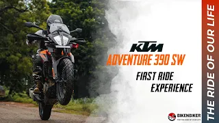 2023 KTM Adventure 390 SW First Ride Experience | The Ride of Our Life | Bikenbiker