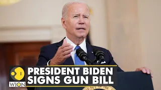 US: President Joe Biden signs bipartisan gun safety bill into law | Latest International News | WION