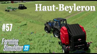 Making Hay For A Contract #57 | Haut-Beyleron Farming Simulator 22 | FS22