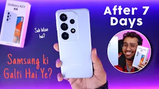 Samsung Galaxy A23 5G Review After 7 Days | SAMSUNG Ka ASLI SACH | In-Depth Review 😱