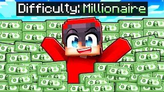 Minecraft, But on MILLIONAIRE Difficulty…