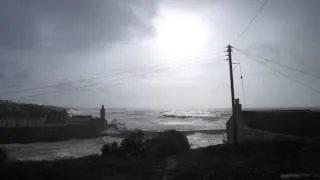 Porthleven in 8th February 2014 Storm