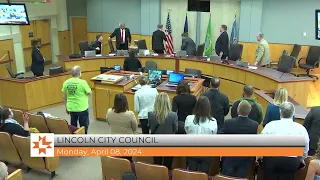 Lincoln City Council Meeting April 8, 2024