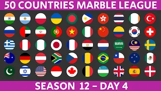 50 Countries Marble Race League Season 12 Day 4/10 Marble Race in Algodoo