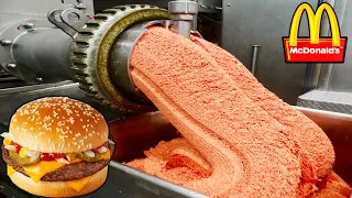 COMO se HACE la CARNE de HAMBURGUESA de MCDONALD'S 🍔| ¿Dónde FABRICA McDonald's sus hamburguesas?