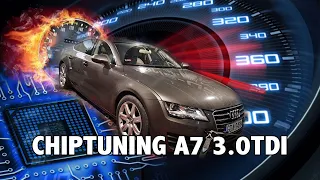 Audi A7 3.0TDI CHIPTUNING auta z przebiegiem ponad ćwierć miliona km ! - Vlog | Chiptuning od kuchni