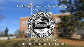 Annual Town Meeting April 25, 2022