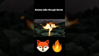 Kurama talks through Naruto #shorts #Naruto #Boruto #Anime