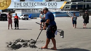 Beach Metal Detecting Coins & More New Smyrna Beach Florida | The Detecting Duo