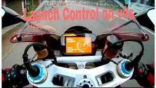 Ducati Launch Control test On keralas First v4s