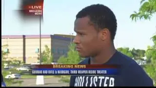 Survivor Inside Theater Talks About Shooting