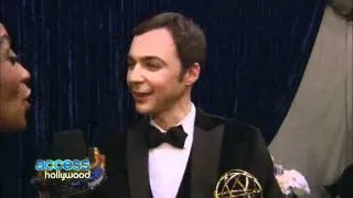 2011 Emmy Awards Backstage: Jim Parsons On His Win - 'It's Lightning Struck Twice'