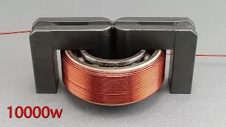 I make 10000w electric generator from magnetic transformer gear