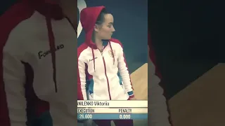 Viktoriia DANILENKO RUS 2018 Tumbling European bronze medallist # #shorts
