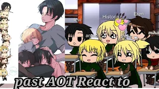 past AOT React to ( Levi Ackerman as a Dad part2 )