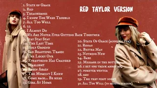 [Full Album Playlist] T♤YLOR SWIFT 🧣 RED TV ALL TRACK (reupload)