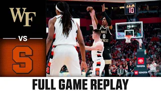 Wake Forest vs. Syracuse Full Game Replay | 2022-23 ACC Men’s Basketball