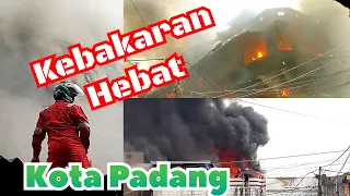 Kebakaran Toko Mainan di Kampung Jawa Dalam, Padang, Sumbar