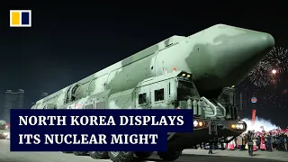 North Korea’s nuclear power on display amid its largest-ever parade of ICBMs