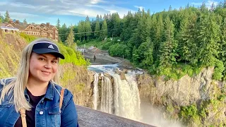 Влог USA:  Через центр Сиэттла к водопаду SNOQUALMIE FALLS 💦💦💦🌲🌲🌲